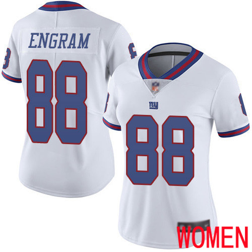Women New York Giants #88 Evan Engram Limited White Rush Vapor Untouchable Football NFL Jersey->new york giants->NFL Jersey